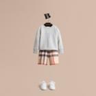 Burberry Burberry Check Cotton Chino Shorts, Size: 6y, Beige