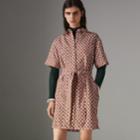 Burberry Burberry Tiled Archive Print Cotton Shirt Dress, Size: 06, Pink