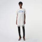 Burberry Burberry Embroidered Archive Logo Lace Dress, Size: 06, White