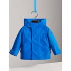 Burberry Burberry Shape Memory Taffeta Hooded Jacket, Size: 3y, Blue