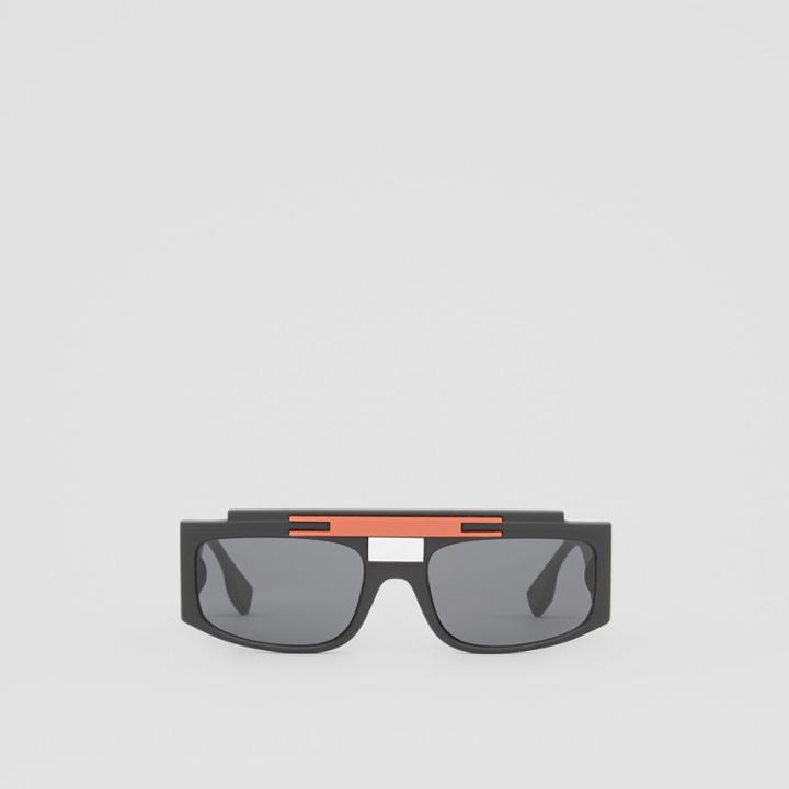 Burberry Burberry Rectangular Frame Sunglasses, Black