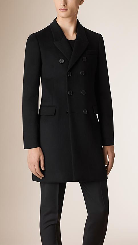 Burberry Prorsum Double Breasted Unlined Cashmere Wool Coat