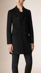Burberry Prorsum Double Breasted Unlined Cashmere Wool Coat