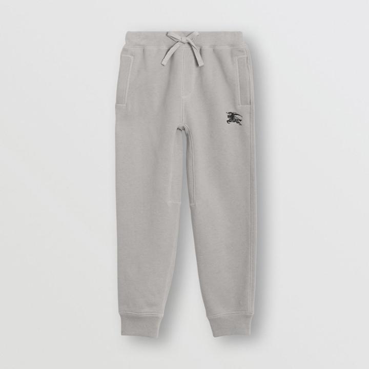 Burberry Burberry Childrens Cotton Jersey Trackpants, Size: 3y, Grey