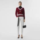 Burberry Burberry Embroidered Crest Wool Cashmere Sweater