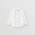 Burberry Burberry Childrens Peter Pan Collar Stretch Cotton Poplin Shirt, Size: 10y, White