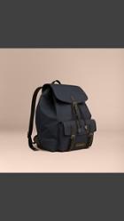 Burberry Brit Cotton Canvas Backpack