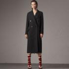 Burberry Burberry Wool Cashmere Double-breasted Coat, Size: 08