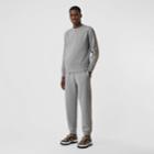 Burberry Burberry Vintage Check Panel Jersey Trackpants, Size: M, Grey