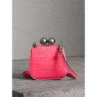 Burberry Burberry Mini Alligator Frame Bag, Pink