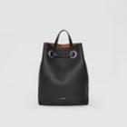 Burberry Burberry The Leather Grommet Detail Backpack, Black