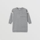 Burberry Burberry Childrens Horseferry Print Cotton Blend Sweater Dress, Size: 12y