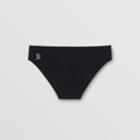 Burberry Burberry Monogram Motif Drawcord Swim Briefs, Black