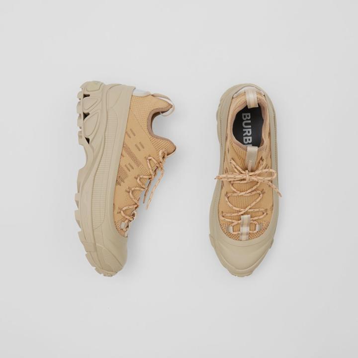 Burberry Burberry Knitted Stretch Nylon Arthur Sneakers, Size: 43