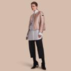 Burberry Burberry Collarless Diamond Quilted Lightweight Jacket, White