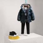 Burberry Burberry Shower-resistant Hooded Puffer Jacket, Size: 6y, Blue