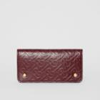 Burberry Burberry Monogram Leather Phone Wallet, Red