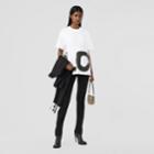Burberry Burberry Love Print Cotton Oversized T-shirt, Size: Xs, White