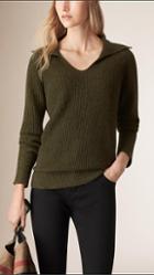 Burberry Brit Ribbed Cashmere Sweater