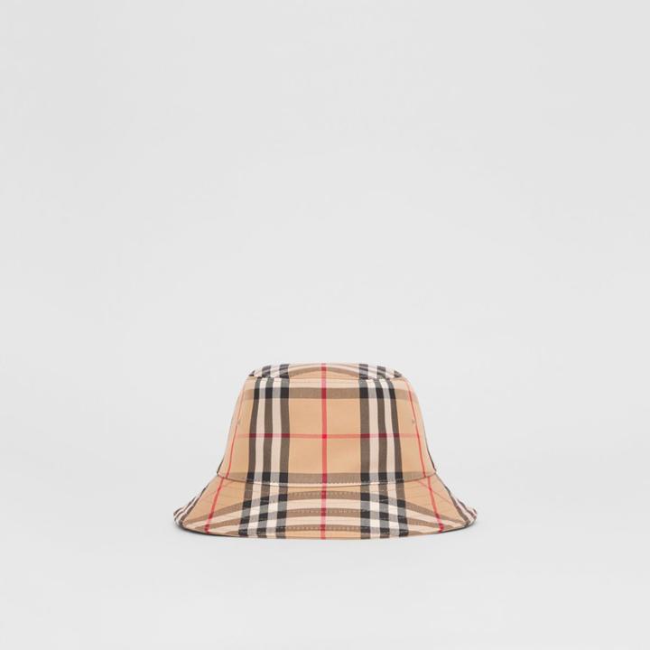 Burberry Burberry Childrens Vintage Check Twill Bucket Hat, Size: 12m-18m