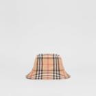 Burberry Burberry Childrens Vintage Check Twill Bucket Hat, Size: 12m-18m