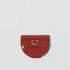 Burberry Burberry D-ring Detail Patent Leather Coin Case, Red