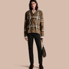 Burberry Burberry Check Cotton Pyjama-style Shirt, Green