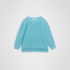 Burberry Burberry Childrens Number Print Cotton Sweatshirt, Size: 4y, Blue