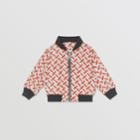 Burberry Burberry Childrens Monogram Print Nylon Bomber Jacket, Size: 2y, Red