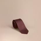 Burberry Burberry Modern Cut Silk Twill Tie, Red