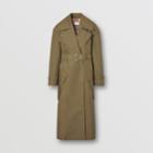 Burberry Burberry Pocket Detail Technical Gabardine Belted Trench Coat, Size: 04