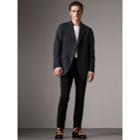 Burberry Burberry Pinstripe Wool Tailored Jacket, Size: 42r