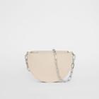 Burberry Burberry The Small Leather D Bag, Beige