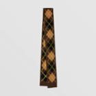 Burberry Burberry Argyle Intarsia Wool Cashmere Scarf, Brown