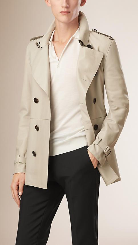 Burberry Leather Trench Coat