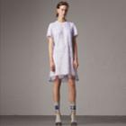 Burberry Burberry Floral-embroidered Tulle T-shirt Dress, Size: 14