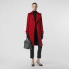 Burberry Burberry Cashmere Trench Coat, Size: 00, Red
