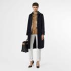 Burberry Burberry Cashmere Car Coat, Size: 00, Blue