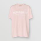 Burberry Burberry Logo Print Cotton T-shirt, Size: M, Pink