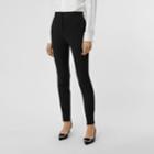 Burberry Burberry Stretch Jersey Tailored Trousers, Size: 00, Black