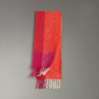 Burberry Burberry Two-tone Mohair Wool Scarf, Orange
