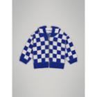 Burberry Burberry Chequer Merino Wool Hooded Top, Size: 2y