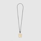 Burberry Burberry Gold-plated Cow Bell Detail Necklace