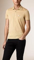 Burberry Prorsum Dragonfly Pin Cotton Piqu Polo Shirt