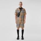 Burberry Burberry Short-sleeve Check Silk Shirt, Size: Xl