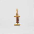 Burberry Burberry Leather-wrapped 'i' Alphabet Charm, Brown