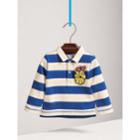 Burberry Burberry London Icons Motif Cotton Rugby Shirt, Size: 3y, Blue