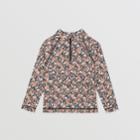 Burberry Burberry Childrens Monogram Print Stretch Nylon Rash Vest, Size: 10y