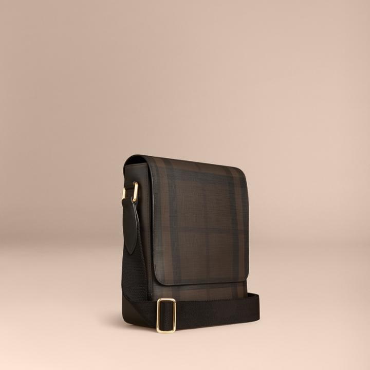 Burberry Burberry London Check Crossbody Bag, Brown