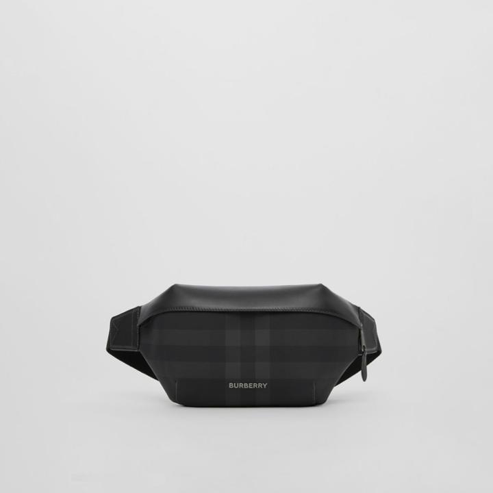 Burberry Burberry Charcoal Check Cotton Sonny Bum Bag